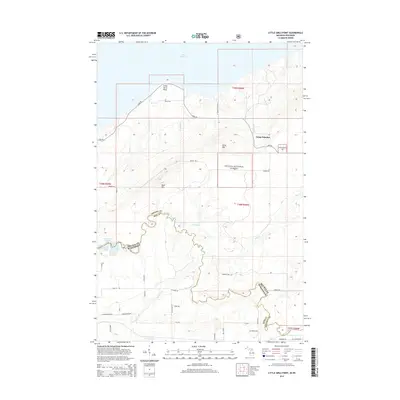 2014 Map of Little Girls Point, 2014 Print