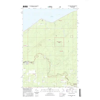 2017 Map of Little Girls Point, 2017 Print