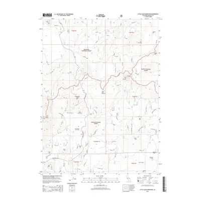 2015 Map of Little Glass Mountain, 2015 Print