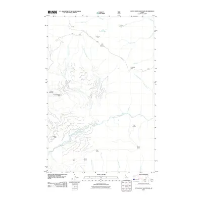 2011 Map of Little Goat Mountains, 2011 Print