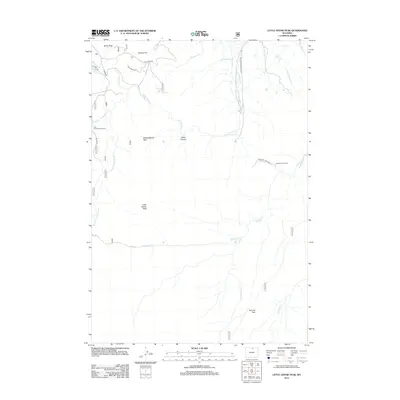 2012 Map of Little Goose Peak, 2012 Print