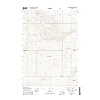 2015 Map of Little Goose Peak, 2015 Print