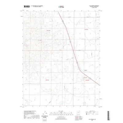 2020 Map of Little Grande, 2020 Print