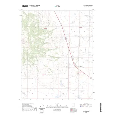 2023 Map of Little Grande, 2023 Print