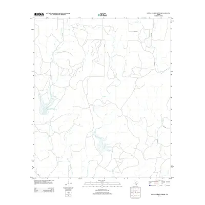 2013 Map of Little Grape Creek, 2013 Print
