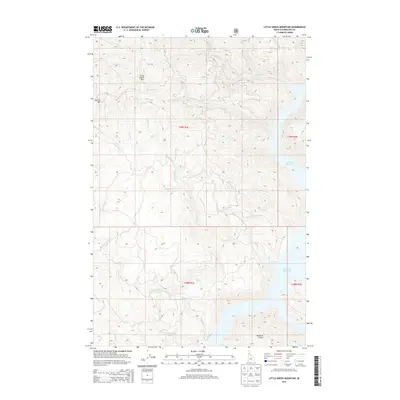 2014 Map of Little Green Mountain, 2014 Print