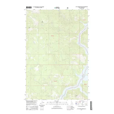 2017 Map of Little Green Mountain, 2017 Print