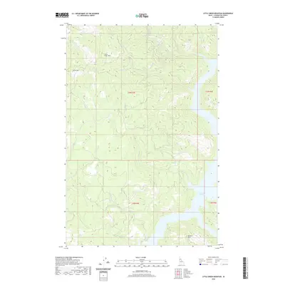 2020 Map of Little Green Mountain, 2020 Print