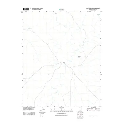 2011 Map of Little Harpo Canyon, 2011 Print