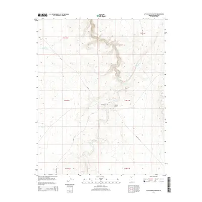 2014 Map of Little Harpo Canyon, 2014 Print