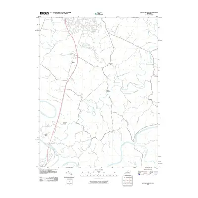 2010 Map of Little Hickman, 2010 Print