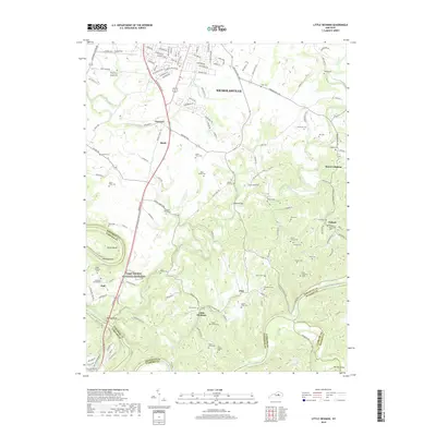 2019 Map of Little Hickman, 2019 Print