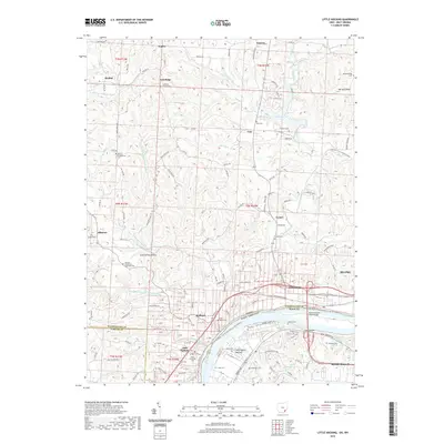 2019 Map of Little Hocking, 2019 Print