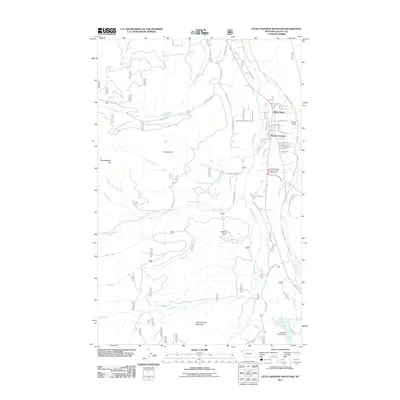 2011 Map of Little Hoodoo Mountain, 2011 Print