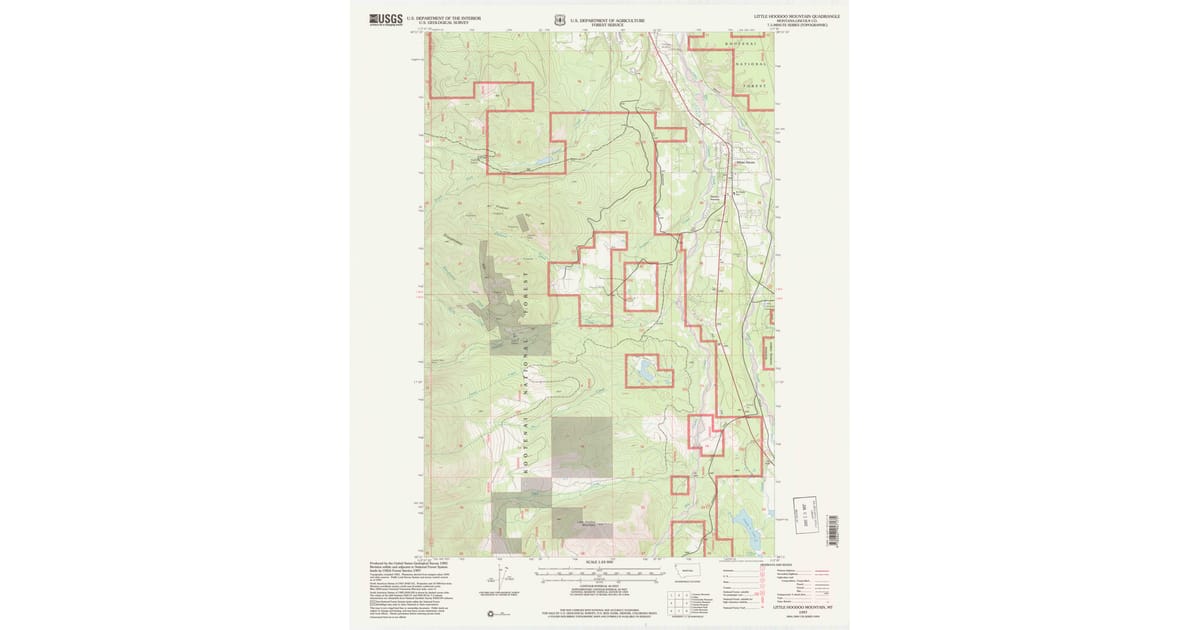 1990s Maps of Pioneer Junction, MT | Pastmaps