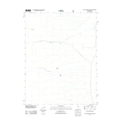 2012 Map of Little Horse Canyon, 2012 Print