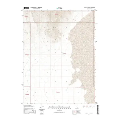 2014 Map of Little Hot Springs, 2014 Print