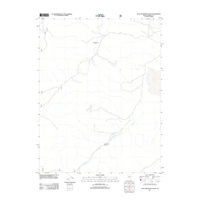 2011 Map of Little Huntoon Valley, 2011 Print