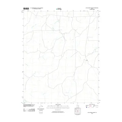 2010 Map of Little Indian Creek, 2010 Print