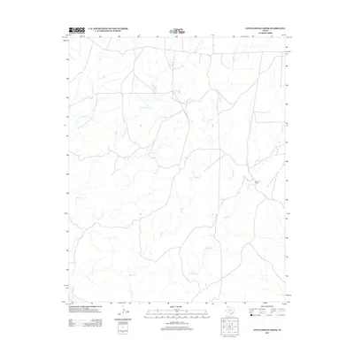 2012 Map of Little Indian Creek, 2012 Print