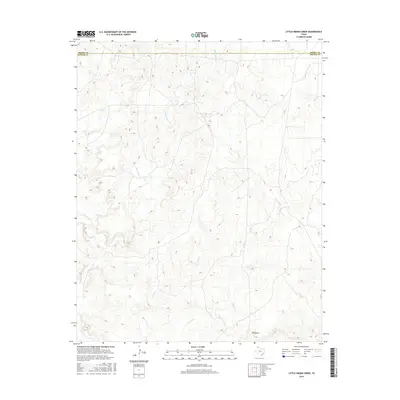 2016 Map of Little Indian Creek, 2016 Print