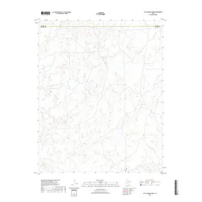 2019 Map of Little Indian Creek, 2019 Print