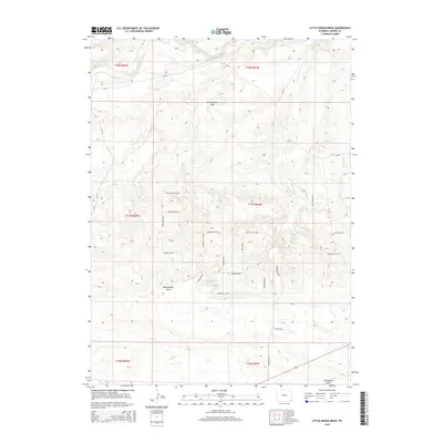 2015 Map of Little Indian Draw, 2015 Print