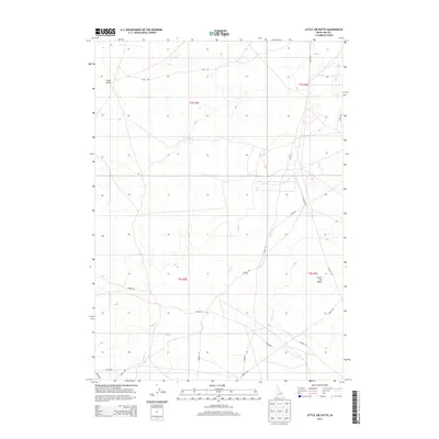 2013 Map of Little Joe Butte, 2013 Print