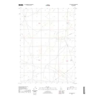 2020 Map of Little Joe Butte, 2020 Print