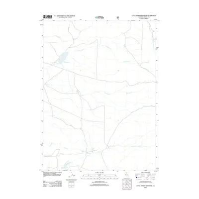 2012 Map of Little Juniper Reservoir, 2012 Print