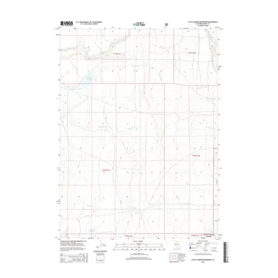 2015 Map of Little Juniper Reservoir, 2015 Print