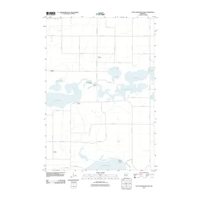 2010 Map of Little Kandiyohi Lake, 2010 Print