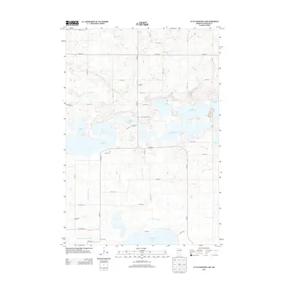2013 Map of Little Kandiyohi Lake, 2013 Print