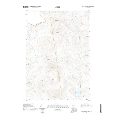 2021 Map of Little Kennebago Lake, 2021 Print
