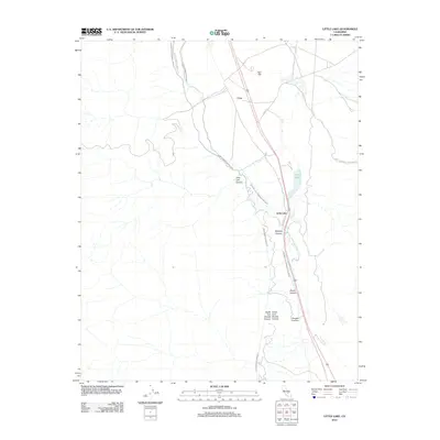 2012 Map of Little Lake, 2012 Print