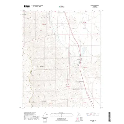 2018 Map of Little Lake, 2018 Print