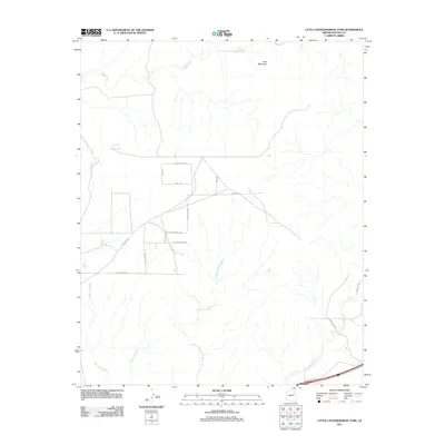 2011 Map of Little Lithodendron Tank, 2011 Print