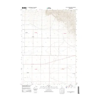 2013 Map of Little Lost River Sinks, 2013 Print