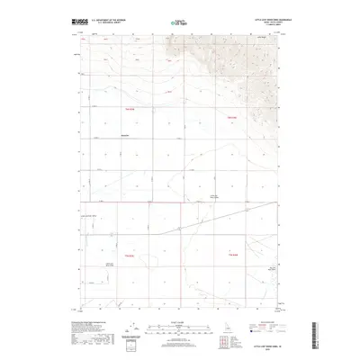 2020 Map of Little Lost River Sinks, 2020 Print