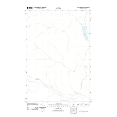 2011 Map of Little Machias Lake, 2011 Print