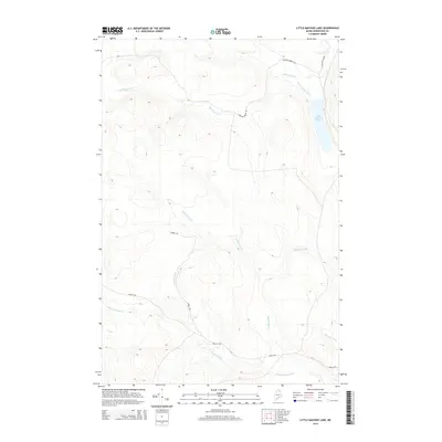 2014 Map of Little Machias Lake, 2014 Print