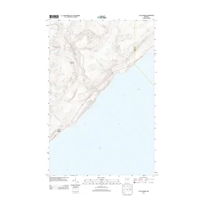 2013 Map of Little Marais, 2013 Print