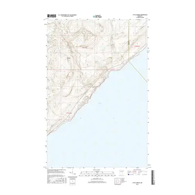 2016 Map of Little Marais, 2016 Print