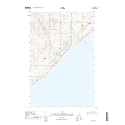 2019 Map of Little Marais, 2019 Print