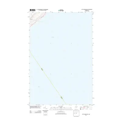 2013 Map of Little Marais OE E, 2013 Print