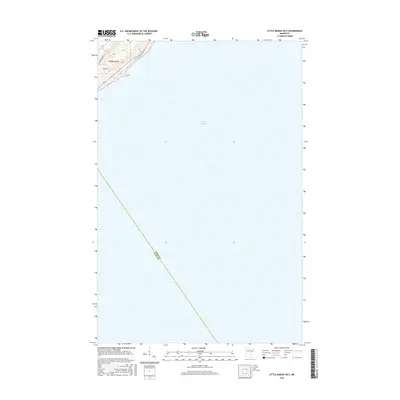 2016 Map of Little Marais OE E, 2016 Print