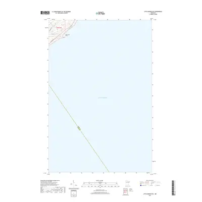 2019 Map of Little Marais OE E, 2019 Print