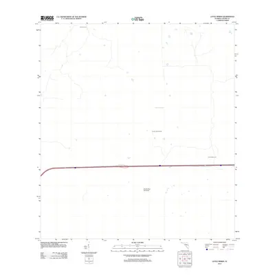 2012 Map of Little Marsh, 2012 Print