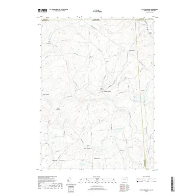 2019 Map of Little Meadows, 2019 Print