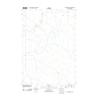 2012 Map of Little Moreau Lake, 2012 Print
